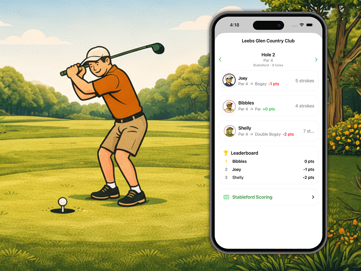 BangoGolf App on iPhone and Android